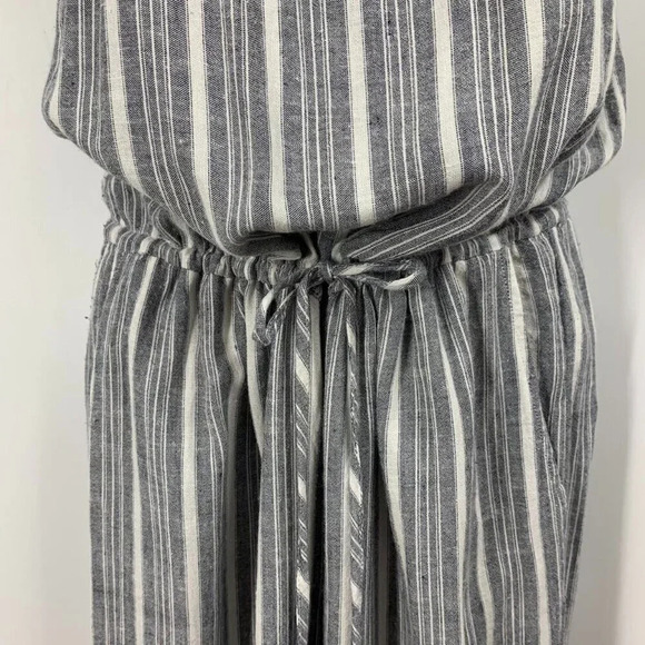 Rails Women's Brooklyn Greenwich Striped  Linen Blend Capri Jumpsuit Size XS‎ - Picture 5 of 14